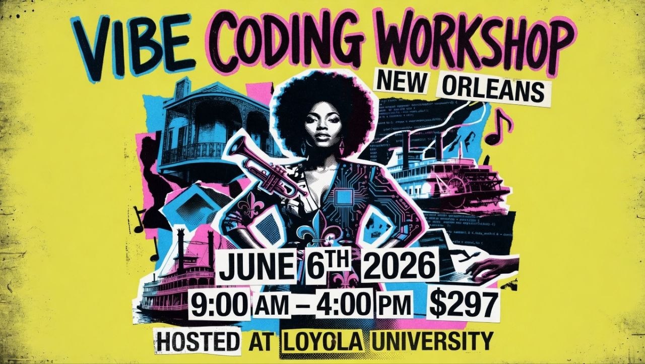 Vibe Coding Workshop New Orleans — June 6th 2026